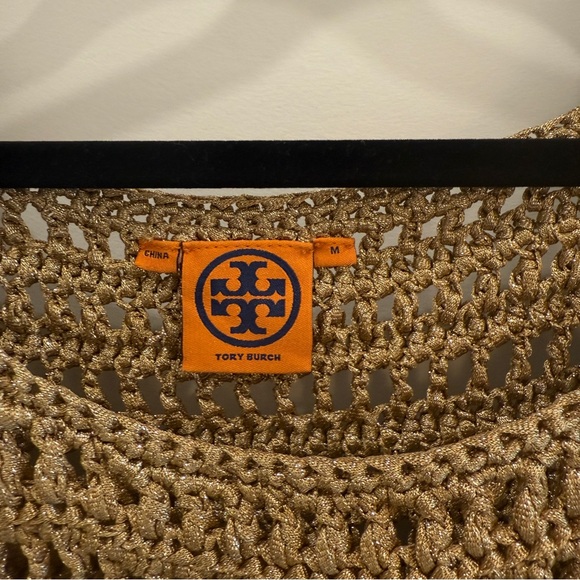 Tory Burch Metallic Knit Zicon Dress - Picture 2 of 6